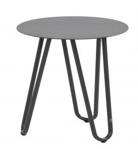 [4SO - 19538 TABLE BASSE COOL ANTHRACITE RONDE] Table Cool Anthracite diam 42 cm H45 cm
