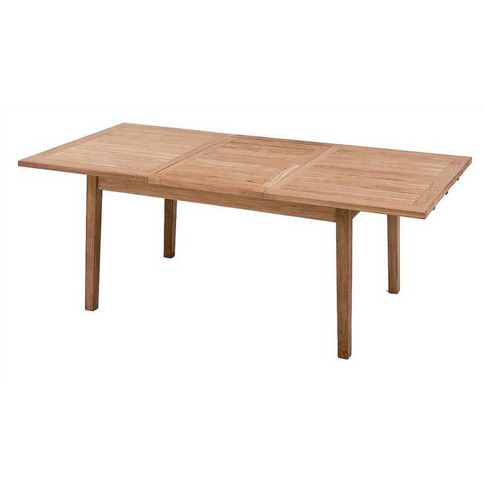 [STERN - 420609] Table de jardin extensible en teck fsc -150-210x100x75 cm - MALAGA - STERN