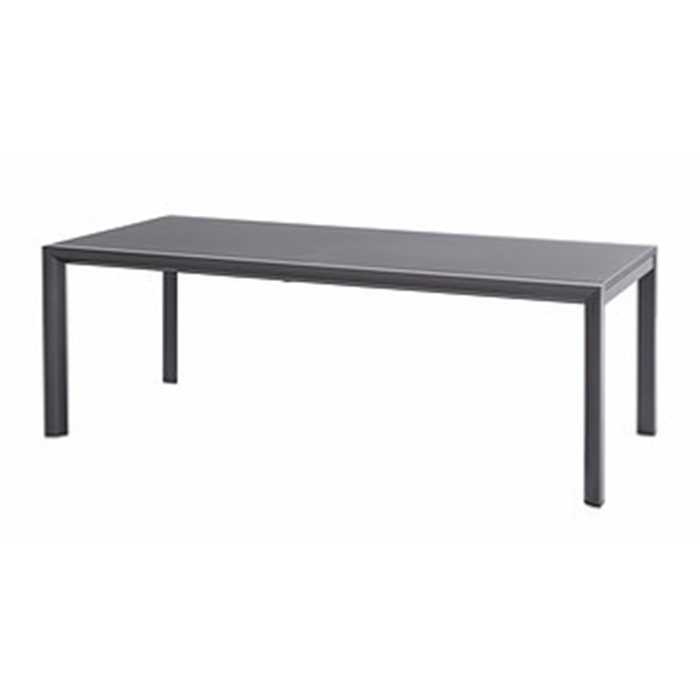 Premier alu extension table 220-340 - plateau en verre carbone - TASTE by 4 Seasons