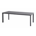 Premier alu extension table 220-340 - plateau en verre carbone - TASTE by 4 Seasons
