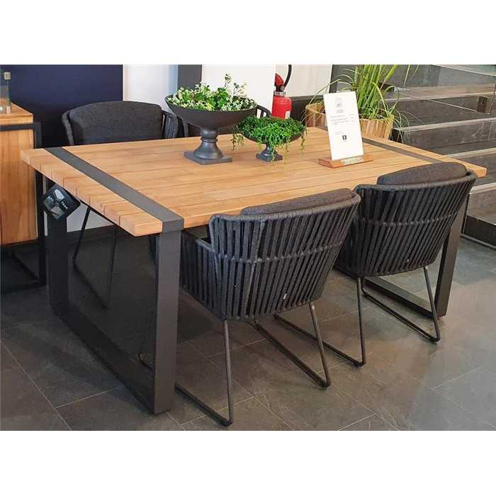 ALTO pieds en aluminium anthracite H.75 cm