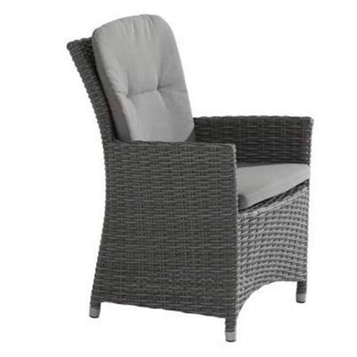 ANCONA chaise dining avec 2 coussins