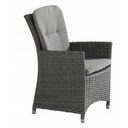 ANCONA chaise dining avec 2 coussins