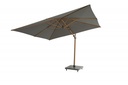 SIESTA PREMIUM Parasol 4 Seasons structure imitation bois - CHARCOAL - 300x300