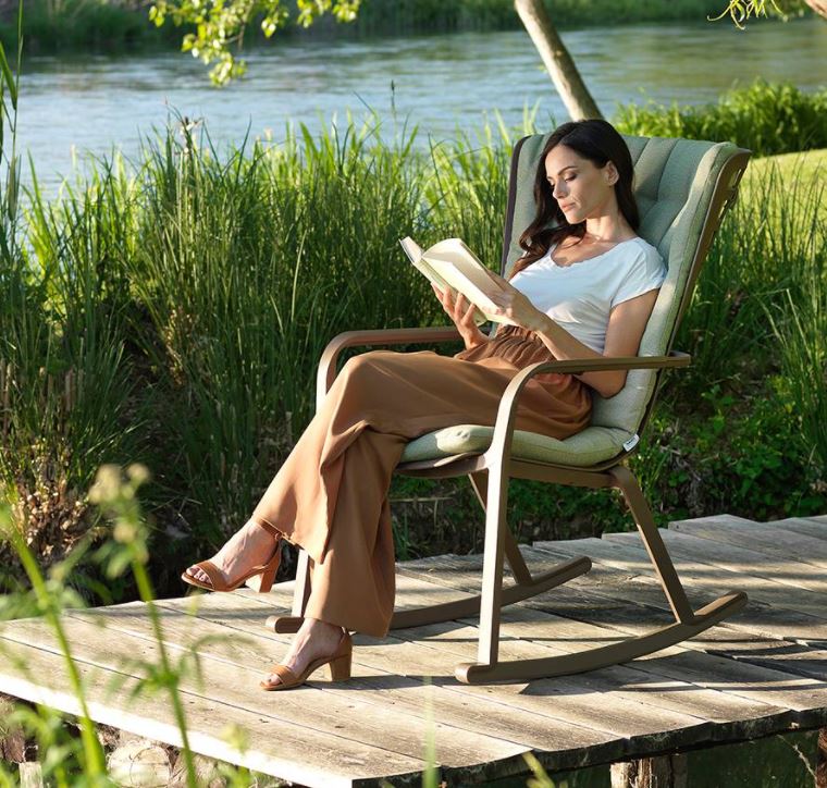 Fauteuil de jardin en résine FOLIO TORTORA - NARDI