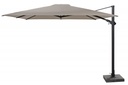 Parasol - toile en solefin avec inclinaison couleur taupe 300x300 cm SIESTA PREMIUM - 4 SEASONS