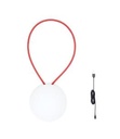 Lampe sphérique Rouge BOLLEKE - FATBOY