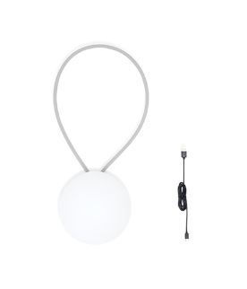 Lampe sphérique Gris clair BOLLEKE - FATBOY