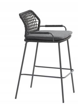 Chaise de Bar BARISTA anthracite - TASTE by 4 Seasons