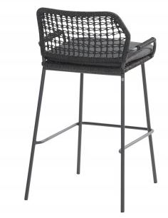Chaise de Bar BARISTA anthracite - TASTE by 4 Seasons