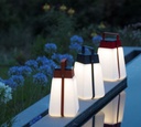 Lampe solaire TRADITION teck Les Jardins