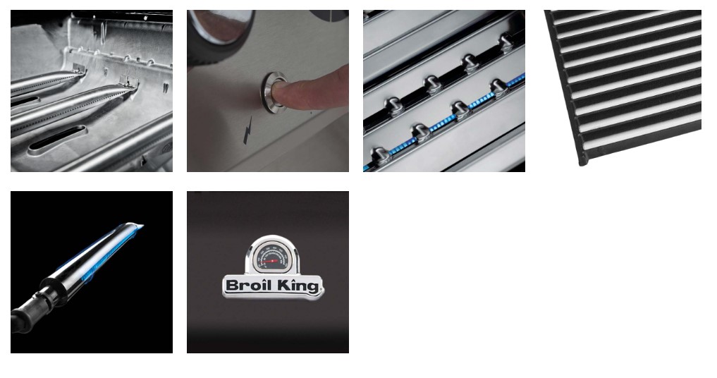 Barbecue au gaz 4 bruleurs Broil King Crown 410