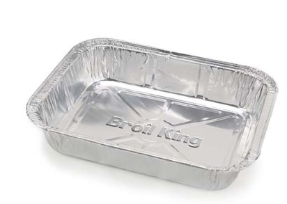 set de 10 petites barquettes aluminium Broil King