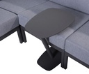 Table d'appoint pour salon en aluminium couleur &quot;anthracite&quot; - PANINO  TASTE