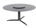 Table EMBRACE en aluminium et plateau HPL slate anthracite - 4 seasons outdoor