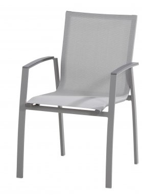 Ensemble de jardin en aluminium gris clair - Table extensible Premier avec 10 chaises Torino - Taste by 4 seasons
