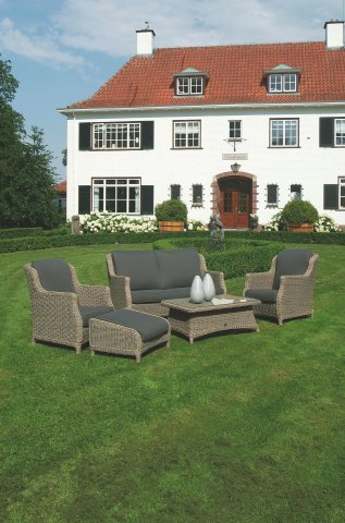 Fauteuil de jardin Brighton - Tressage pure de 4 seasons outdoor