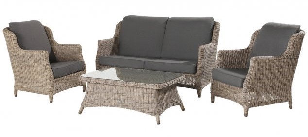 Salon de jardin Brighton collection Pure de 4 Seasons - Modèle d'exposition