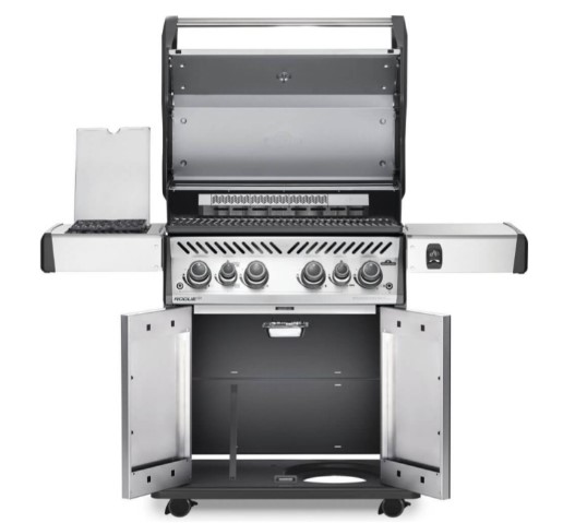 Barbecue au gaz avec grilles de cuisson en inox - ROGUE SE 525 RSIB inox - NAPOLEON