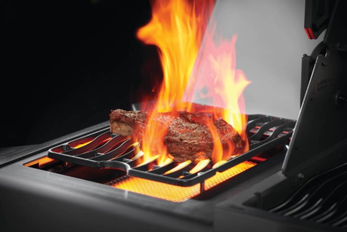 Barbecue au gaz couleur charcoal grey - sizzle zone - PRESTIGE 500 RSIB - NAPOLEON