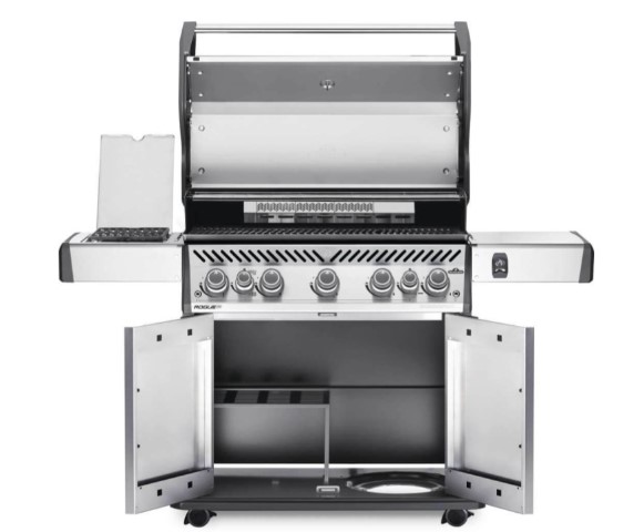 Barbecue au gaz - grilles de cuisson en inox - ROGUE SE 625 RSIB inox - NAPOLEON