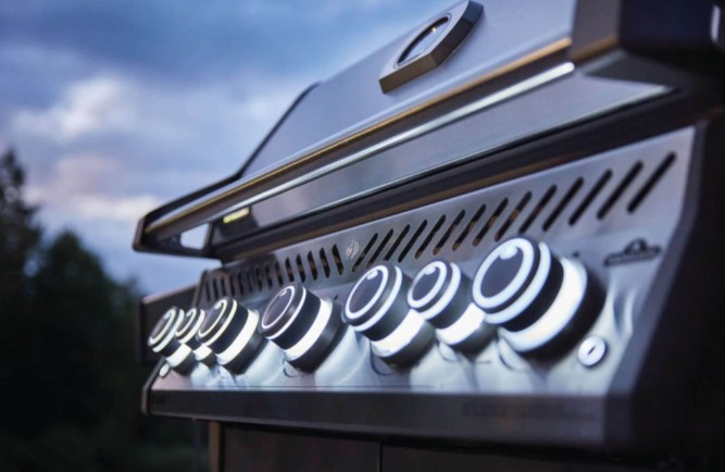 Barbecue au gaz - grilles de cuisson en inox - ROGUE SE 625 RSIB inox - NAPOLEON