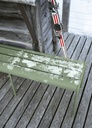 Banc de jardin en aluminium LUXEMBOURG de FERMOB - Ocre rouge