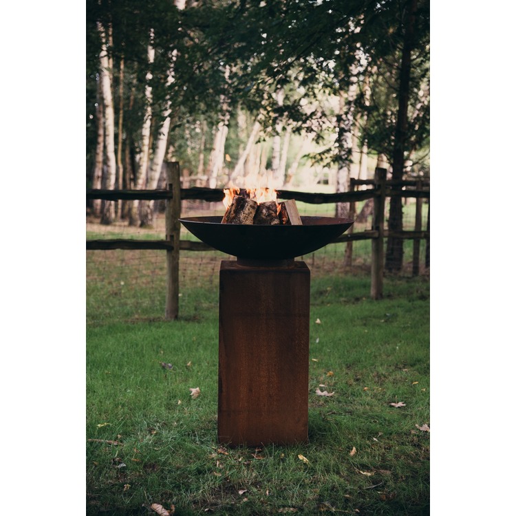Plancha au feu de bois OUTR - PLANCHA C 80 socle fermé