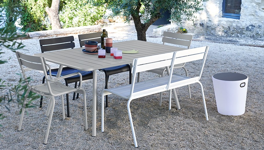 Table en aluminium LUXEMBOURG 207x100 cm de FERMOB