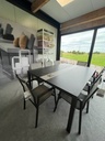 Ensemble de jardin Tripartite avec 8 chaises - STERN