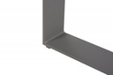 Table de jardin HERITAGE - plateau en teck 220 cm - structure en aluminium couleur anthracite - TASTE