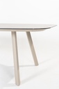 Table de jardin MANOLO en aluminium Latte et plateau en céramique (240 x 103 cm) - TASTE by 4 SEASONS