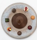 Lampe de table PINA de Zafferano couleur corten