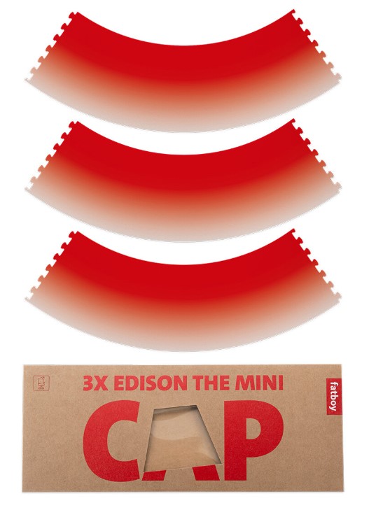 Mini cappie RED MIST set de 3 abats jour pour the Mini de Fatboy