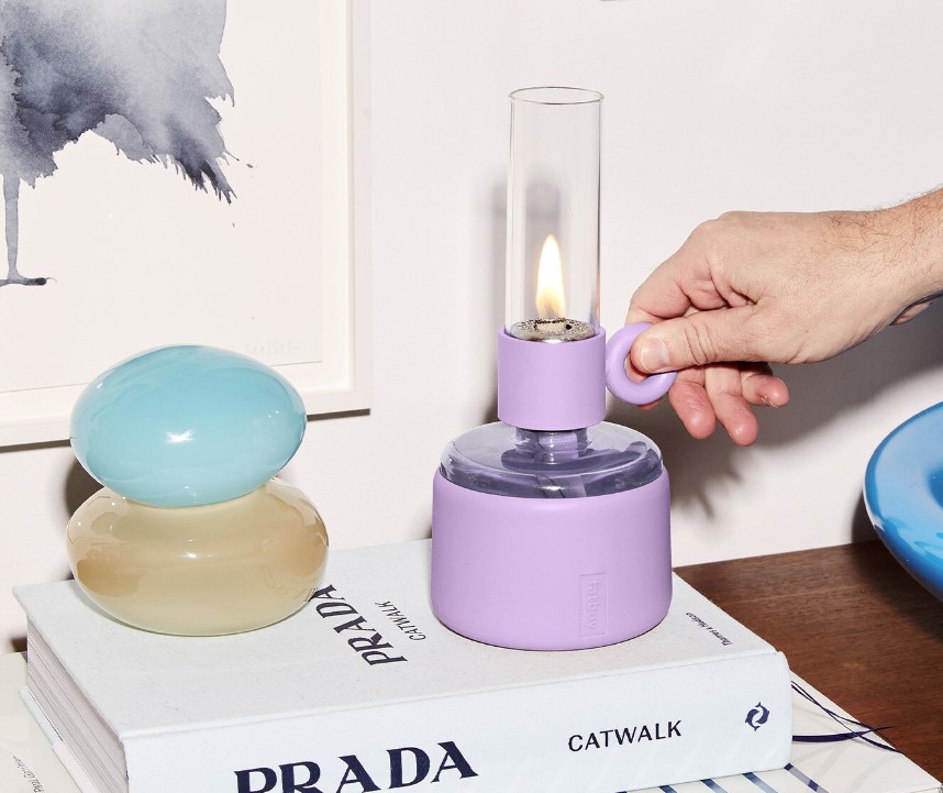 Flamtastique XS - Lampe à huile FATBOY couleur "desert"