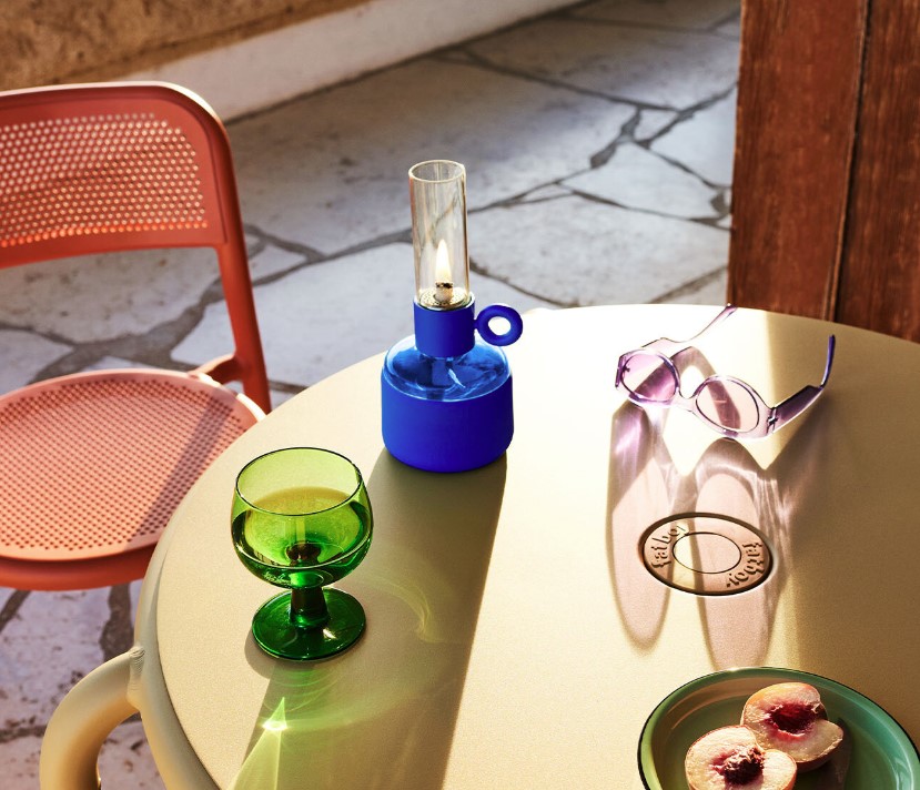 Flamtastique XS - Lampe à huile FATBOY couleur "desert"