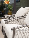 Salon de jardin Allora couleur "terre" de la marque 4 seasons outdoor