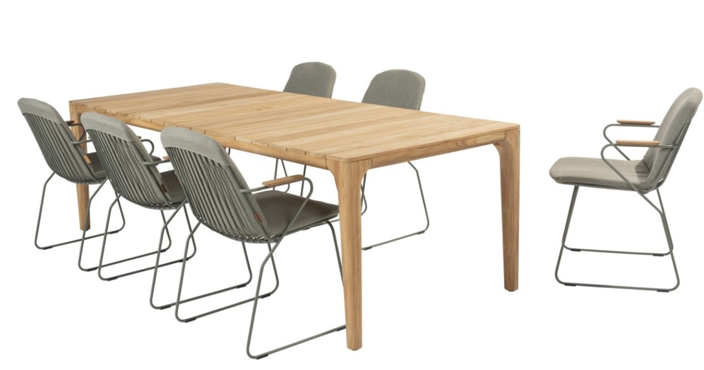 Ensemble de jardin Liam-Veneto couleur "olive" de la marque 4 seasons outdoor