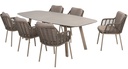 Ensemble de jardin Manolo-Puglia couleur:"latté" de la marque TASTE by 4 seasons outdoor