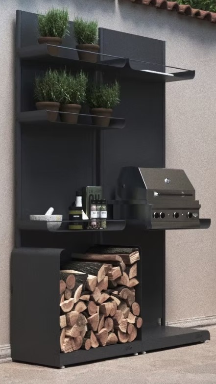 Wood GARDN anthracite étagère outdoor d'URBN GARDN