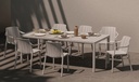 Ensemble de jardin extensible Nardi outdoor Tiberina/Tevere couleur "corda"