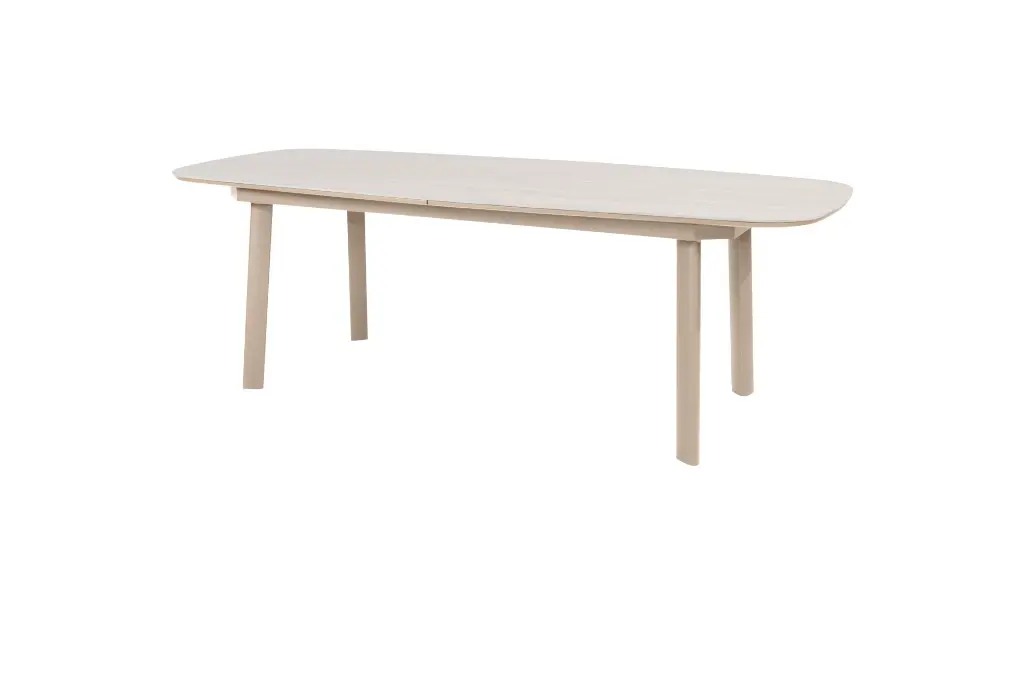 Manolo extending dining table barrel shape Latte with ceramic print top 230_290x103 cm 01 (002).webp