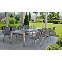 Chaise cardiff silver grey - STERN