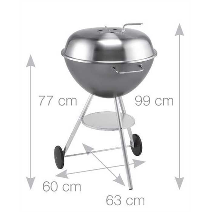 Barbecue au charbon Martinsen 1400 – schéma des dimensions