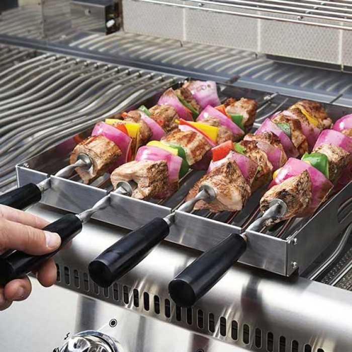 Ensemble à brochettes en acier inoxydable - napoléon