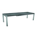 Ensemble extensible 214/294 en inox STERN avec 8 chaises cardiff