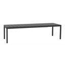 Ensemble table rio 210/280 cm et 8 chaises net - coul. anthracite