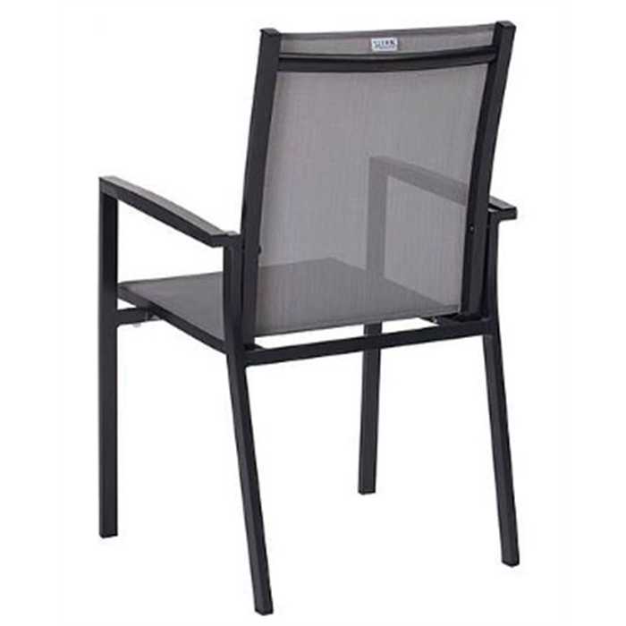 LEVANTO chaise anthracite/ silver - STERN
