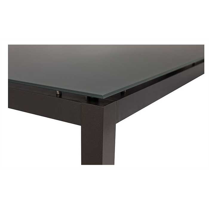 Pieds table 90x90 anthracite pour plateau silvestar - STERN