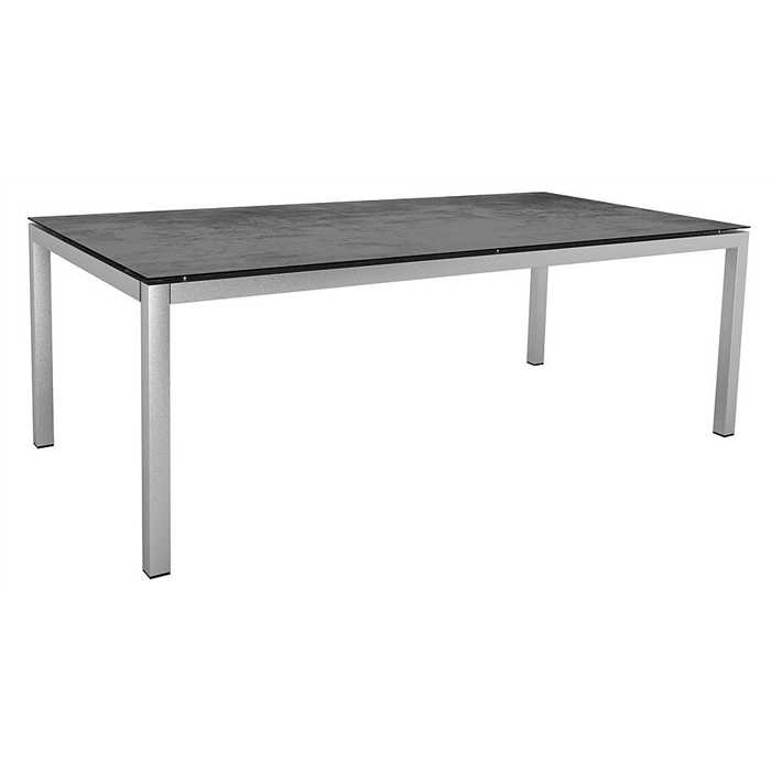 Pieds table inox carré 200x100x73 cm - STERN